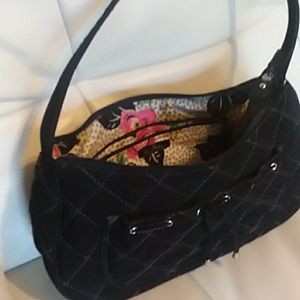 VERA BRADLEY BLACK QUILTED PURSE